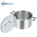 Stainless steel cooking pot sandwich bottom cookware